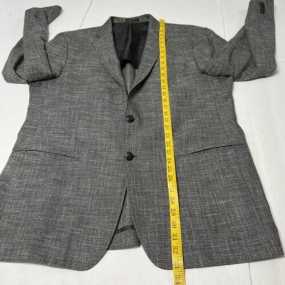 John Varvatos Star Usa Unconstructed Blazer Grey Size 40 - Picture 9 of 10
